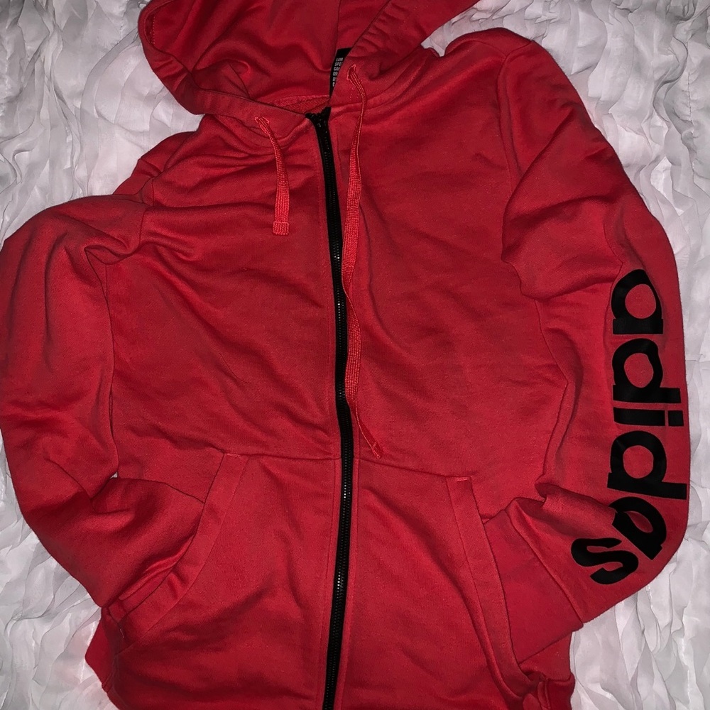 Adidas zip up hoodie